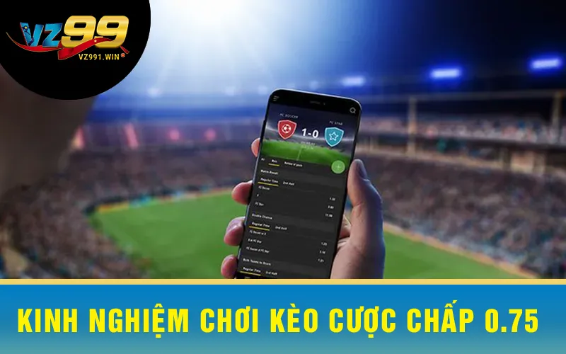 Kinh Nghiệm Chơi Kèo Cược Chấp 0.75
