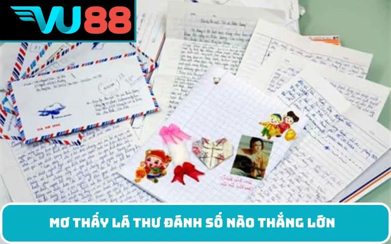 Mơ thấy lá thư đánh số nào thắng lớn